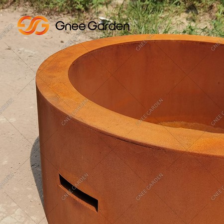 Outdoor fire bowl corten steel BBQ grill fire pit Outdoor fire bowl corten steel BBQ grill fire pit