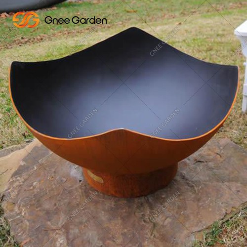 Outdoor Large Decorative Corten Steel Fire Bowl Outdoor Large Decorative Corten Steel Fire Bowl