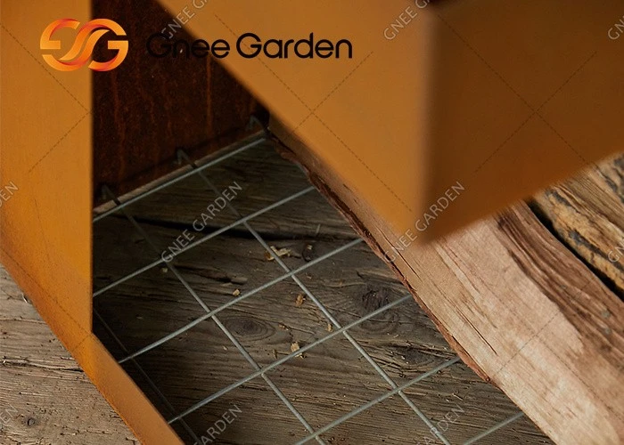 Hot Sale Factory Outdoor Garden Corten Steel Fire Place