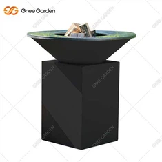 Corten Steel BBQ Grill fa ráccsal