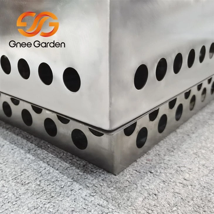 portable stainless fire pit