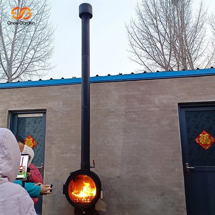 wood pellet fireplace