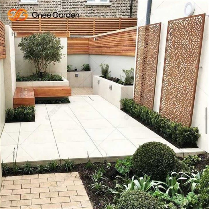 Modern Corten Steel Screens For Sale