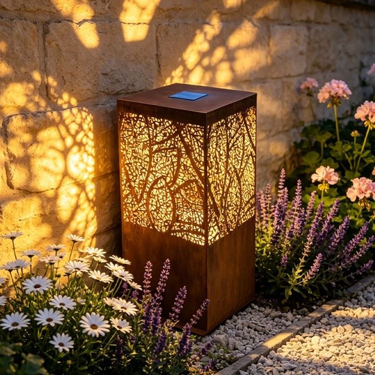 Kis Corten kültéri fénydoboz